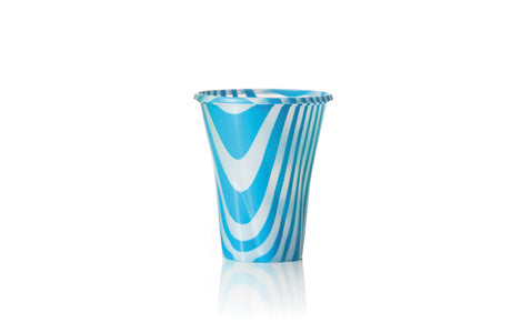 Light Blue Glass for Smoothies and Granita 250 cc