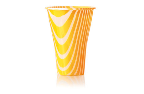 Orange Glass for Smoothies and Granita 500 cc
