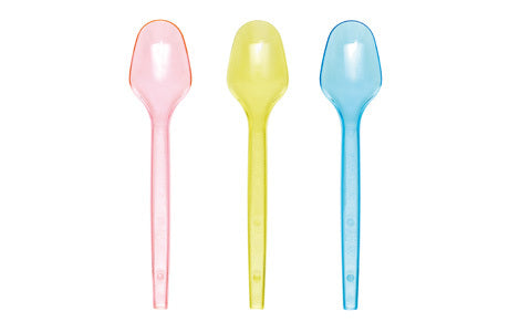 Small Sundae Spoons Transparent