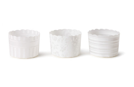CupCake Cups White
