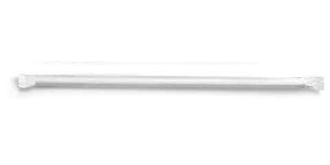 Bio Straight Wrapped Straw - 21 cm Ø 8 mm