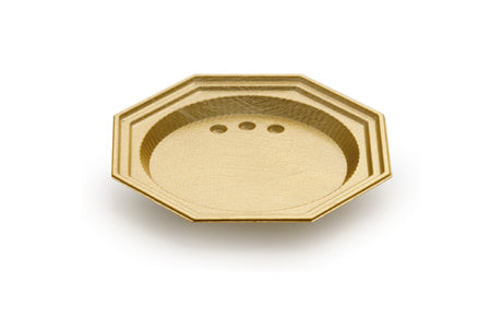 Mini Gold Octagonal Tray for Single Portions DM 6