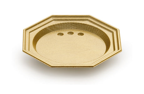 Mini Gold Octagonal Tray for Single Portions DM 9