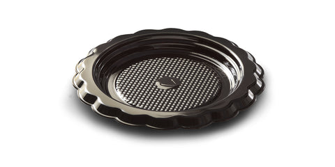 Black Mini Medoro Tray Ø 6 cm