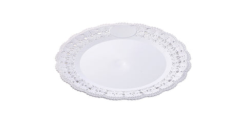 Decorated Round Tray for Desserts 300