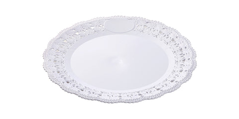 Decorated Round Tray for Desserts 360