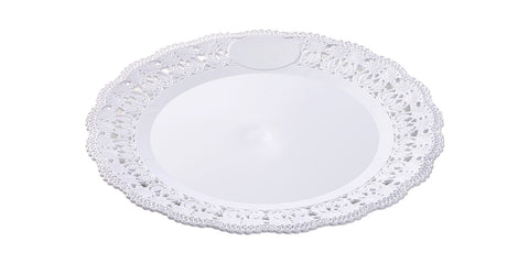 Decorated Round Tray for Desserts 380