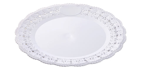 Decorated Round Tray for Desserts 440