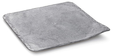 VASSOIO STONE GRIGIO 28X28