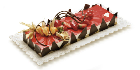 Rectangular Laced White Tray 3
