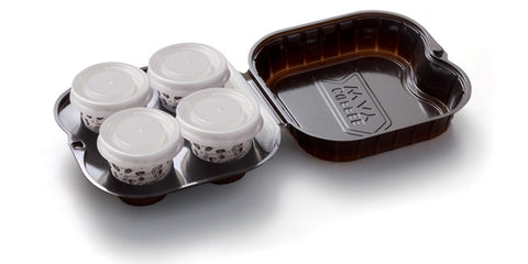 Coffee Way Container 80 cc 4 Pieces  