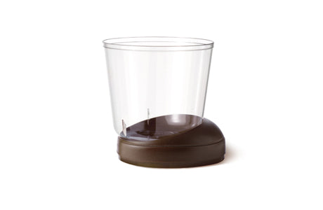 Brown UAU Asymmetric Dessert and Mousse Cup 70cc 