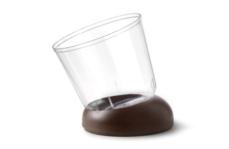 Brown UAU Inclined Dessert and Mousse Cup 110cc