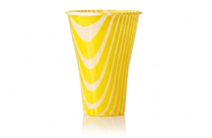 Orange Glass for Smoothies and Granita 500 cc