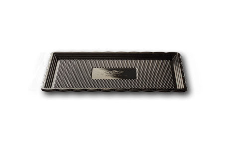 Rectangular Medoro Tray Black 15 X 25 cm