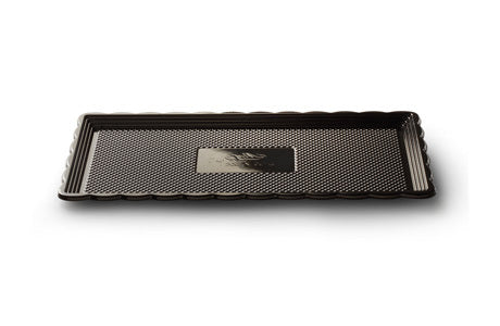 Rectangular Medoro Tray Black 15 X 30 cm