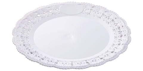 Decorated Round Tray for Desserts 480 