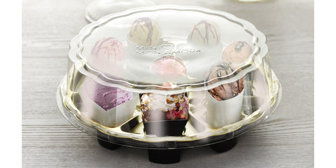 Round Bijoux Case 8 pcs